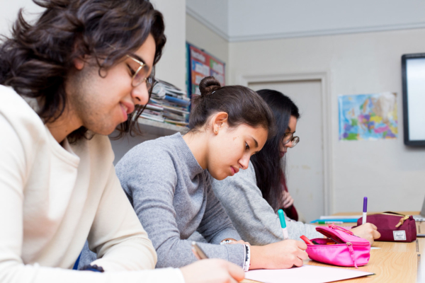 Students working in Class