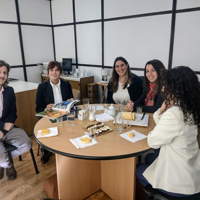 adults around a table