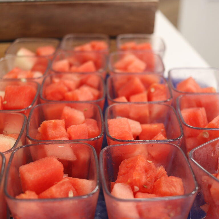 watermelon chunks