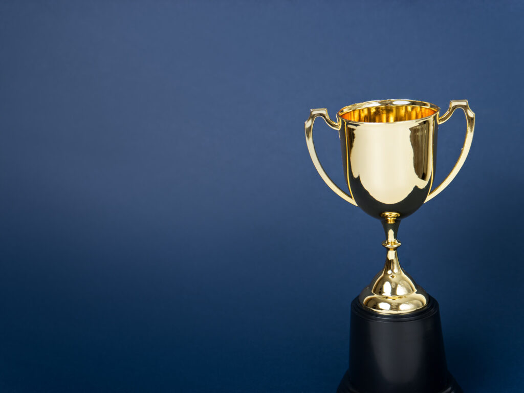 Gold trophy