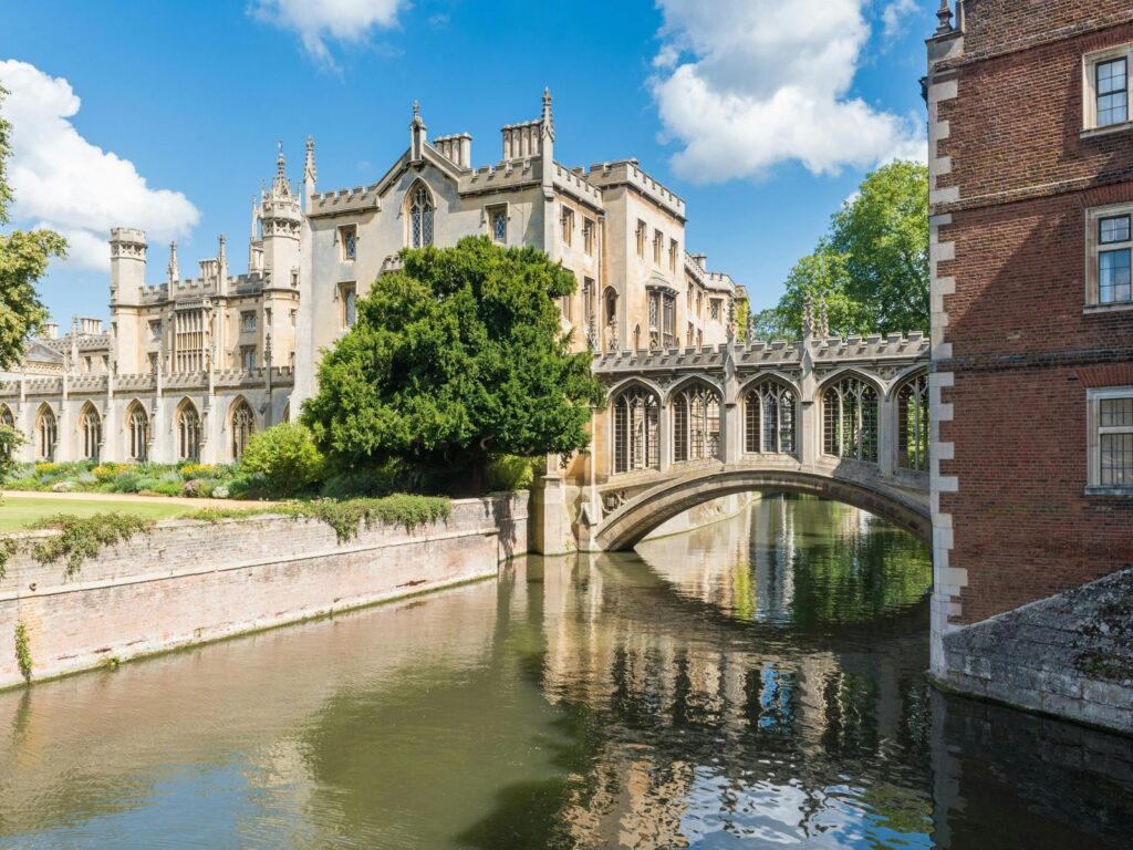 Beautiful views of Cambridge city centre